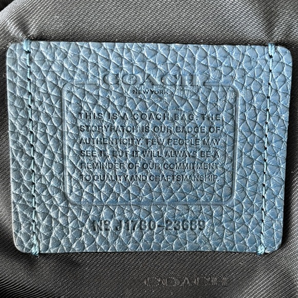 COACH Bleecker Leather Convertible Sling Body Bag - Picture 10 of 15